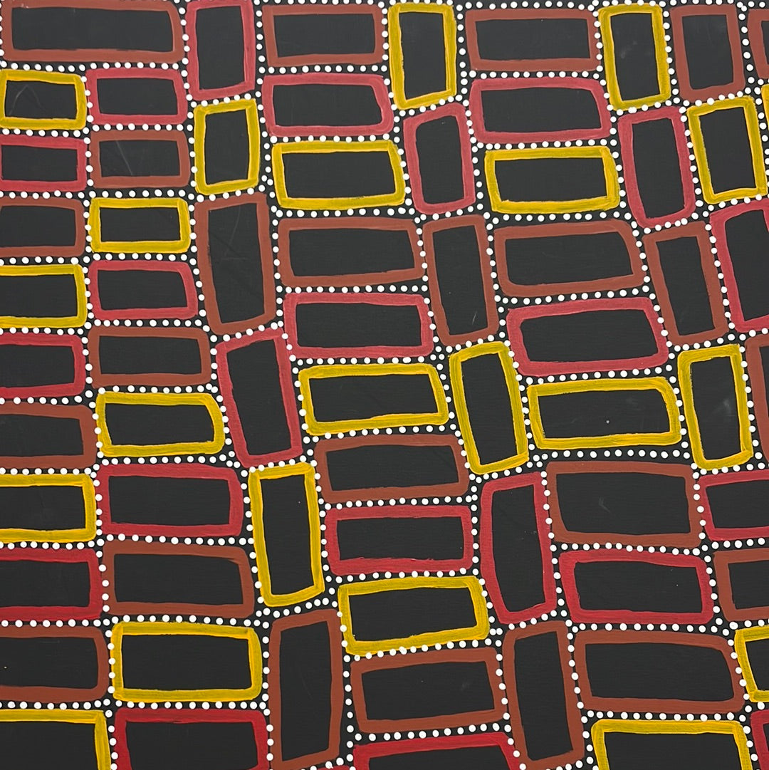 Walala Tjapaltjarri 900 mm x 1460 mm Artwork