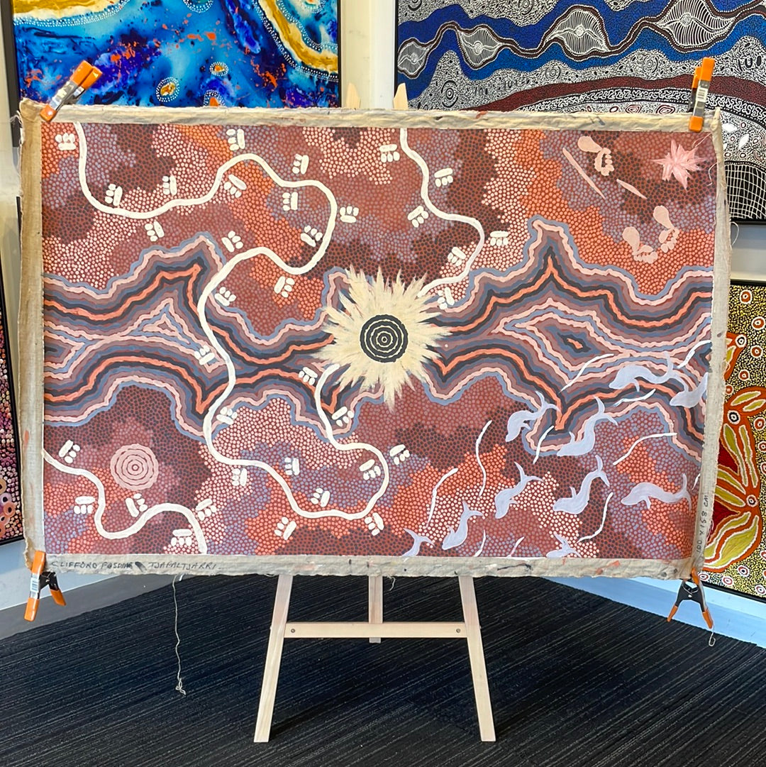 Clifford Possum 1000 mm x 1580 mm Art