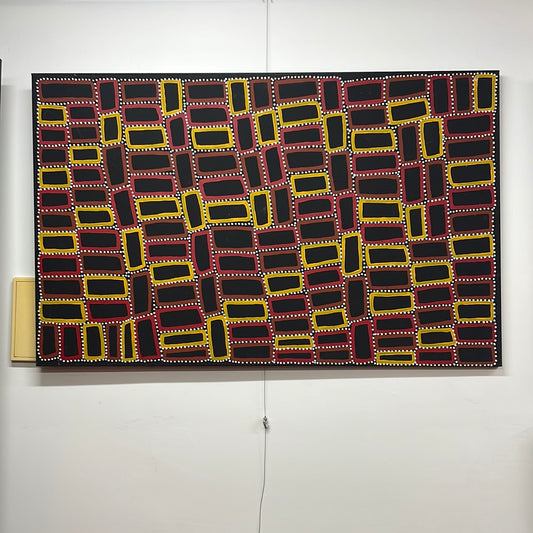 Walala Tjapaltjarri 900 mm x 1460 mm Art