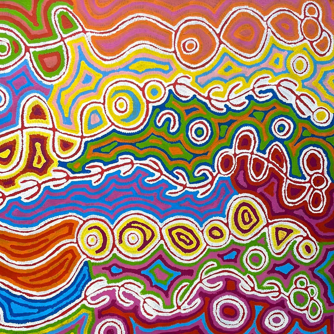 Judy Watson Napangardi 1400 mm x 2000 mm