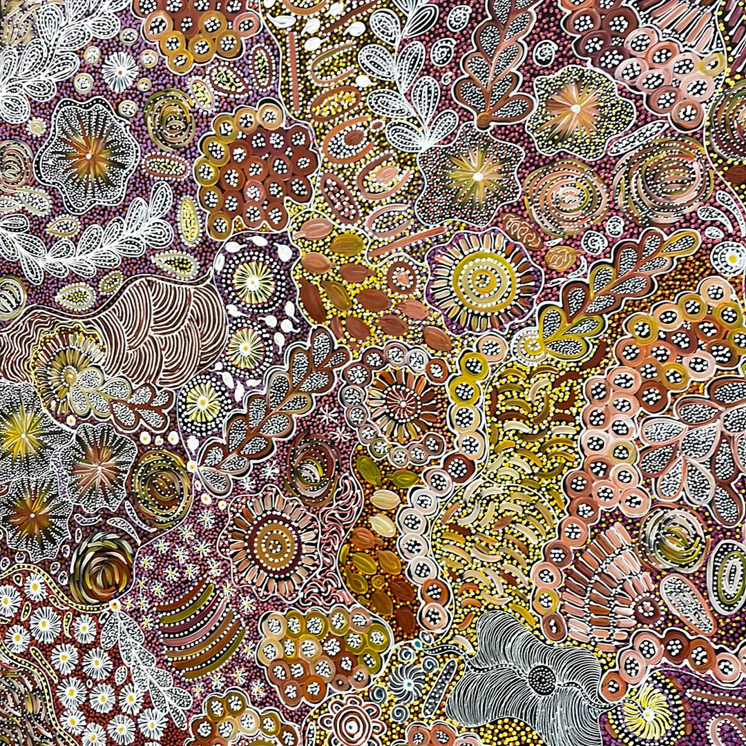 Janet Golder Kngwarreye 1300 mm x 2000 mm artwork