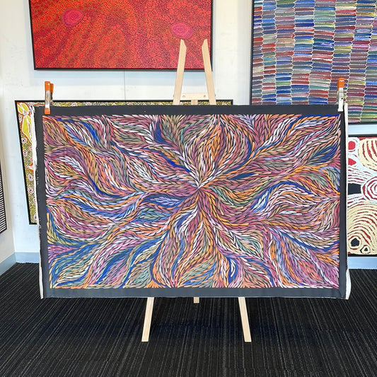Rosemary Petyarre aboriginal artwork for sale 900 mm x 1500 mm