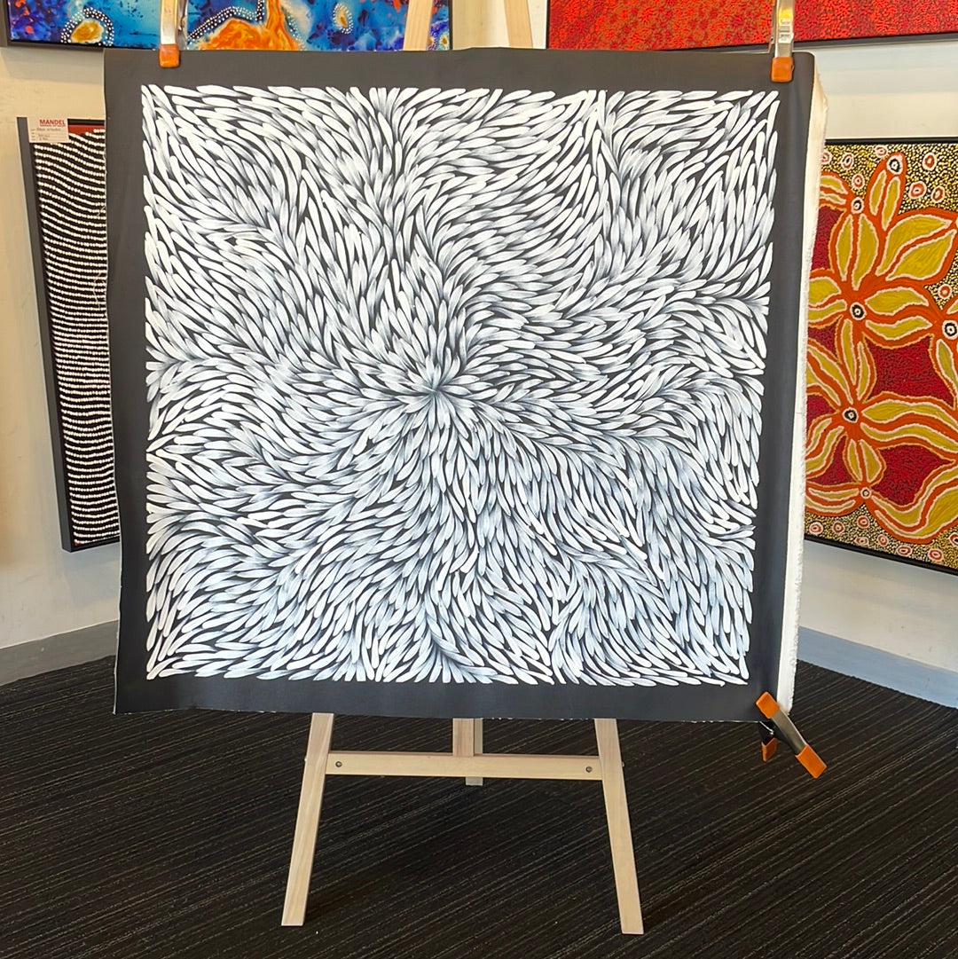 Rosemary Petyarre - Bush Medicine Leaves - 890 mm x 930 mm - Artwork for sale