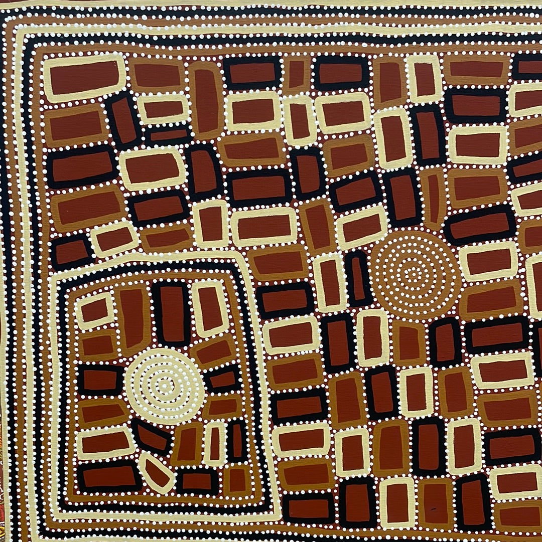 Walala Tjapaltjarri 900mm x 1500mm