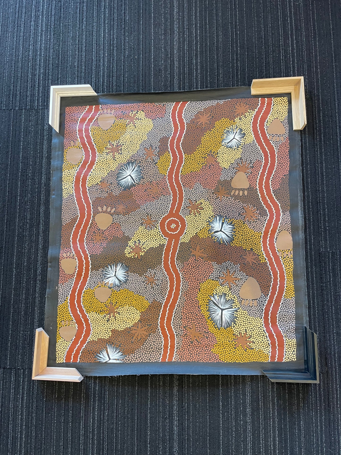 Clifford Possum Tjapaltjarri 850 mm x 990 mm