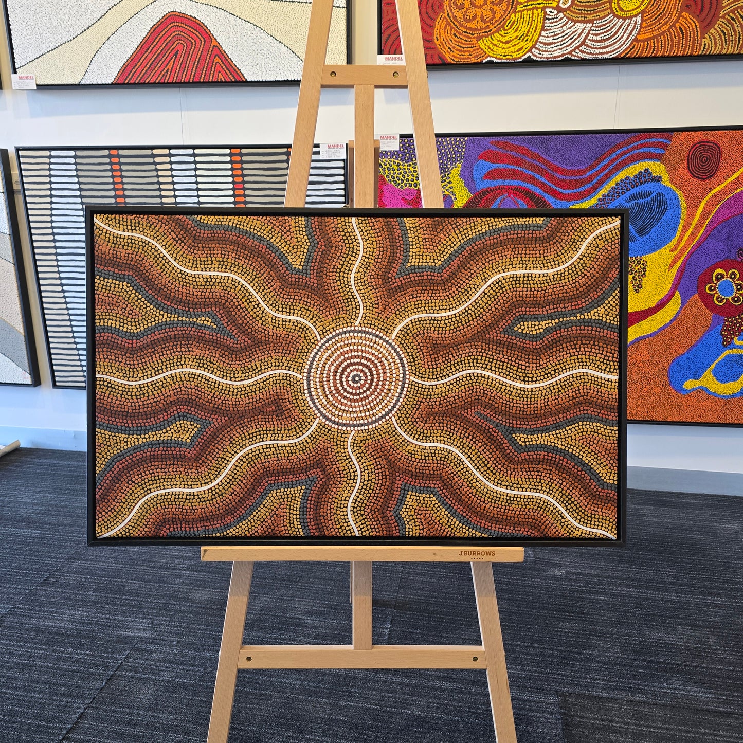 Bevan Tjampitjinpa 550 mm x 900 mm
