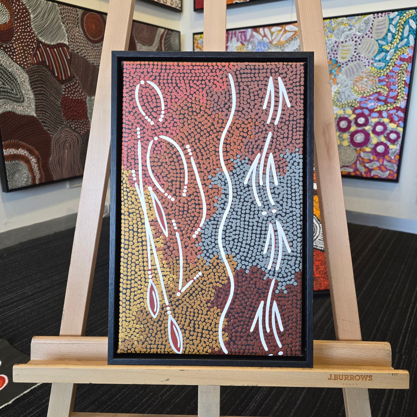 Bevan Tjampitjinpa 250 mm x 430 mm