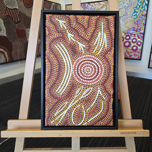 Bevan Tjampitjinpa 250 mm x 400 mm