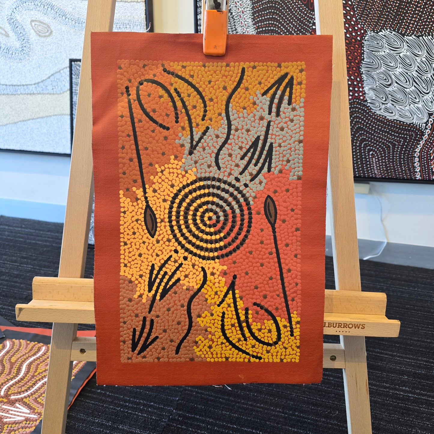 Bevan Tjampitjinpa 250 mm x 400 mm