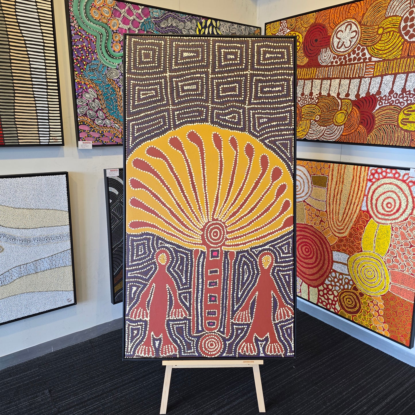 Samantha Daniels Napaltjarri 970mm x 1700mm