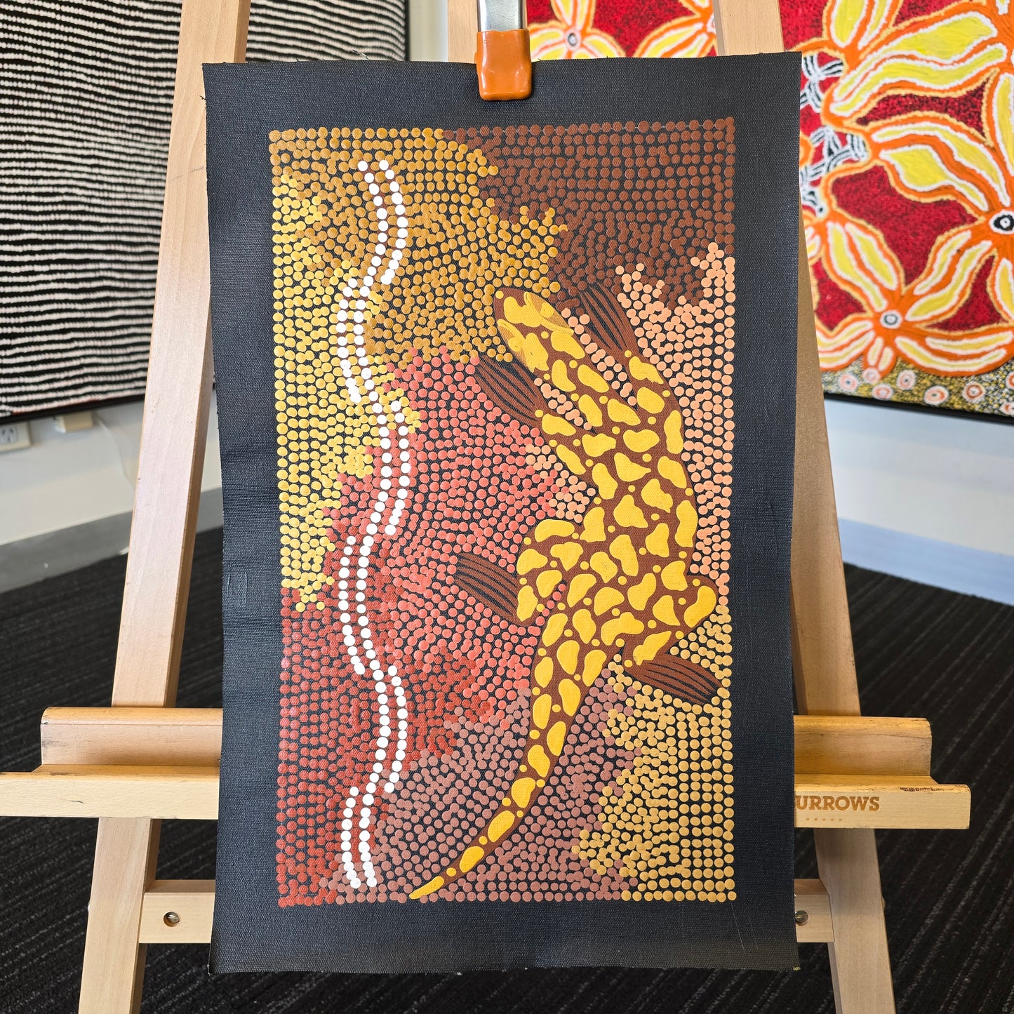Bevan Tjampitjinpa 250 mm x 430 mm
