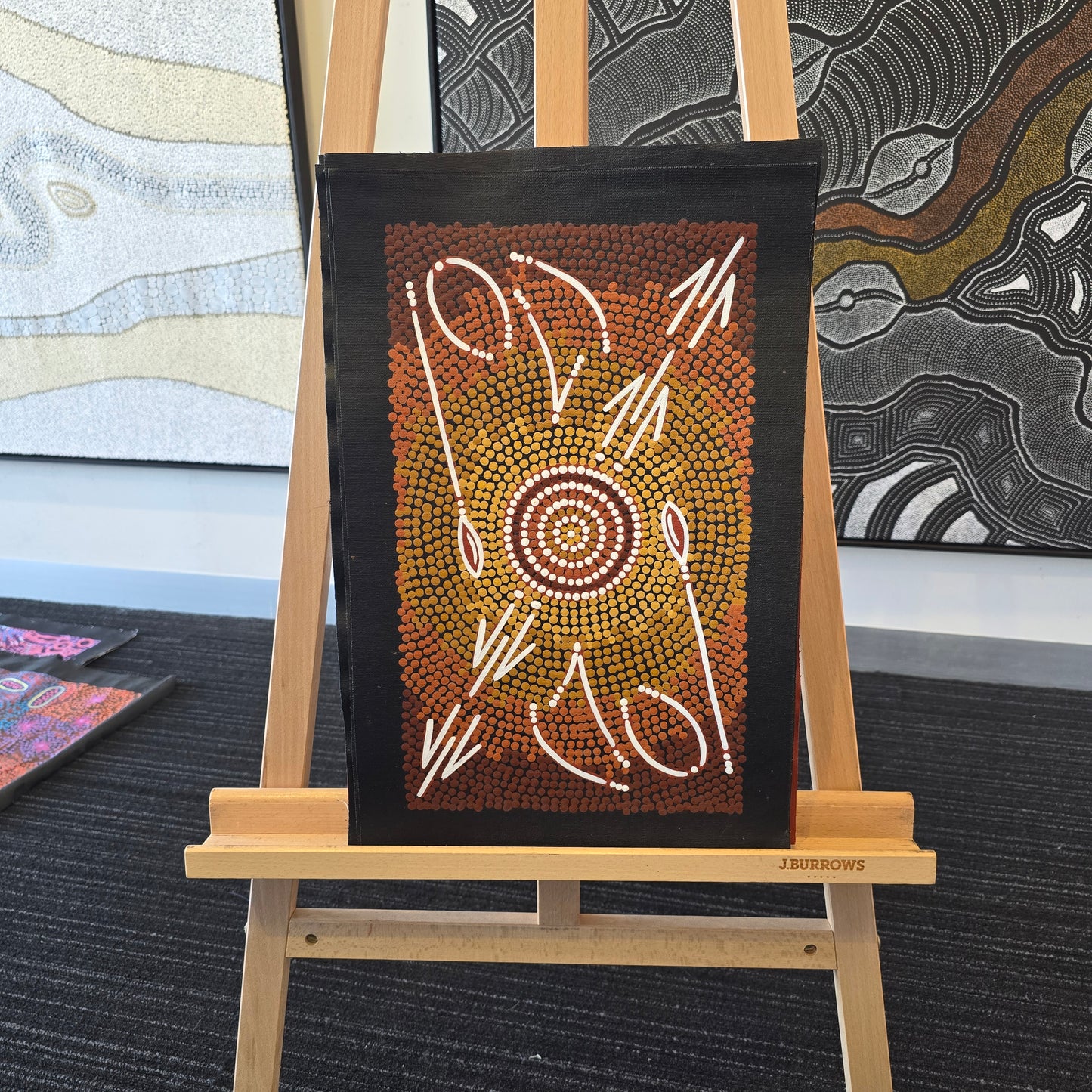 Bevan Tjampitjinpa 250 mm x 430 mm
