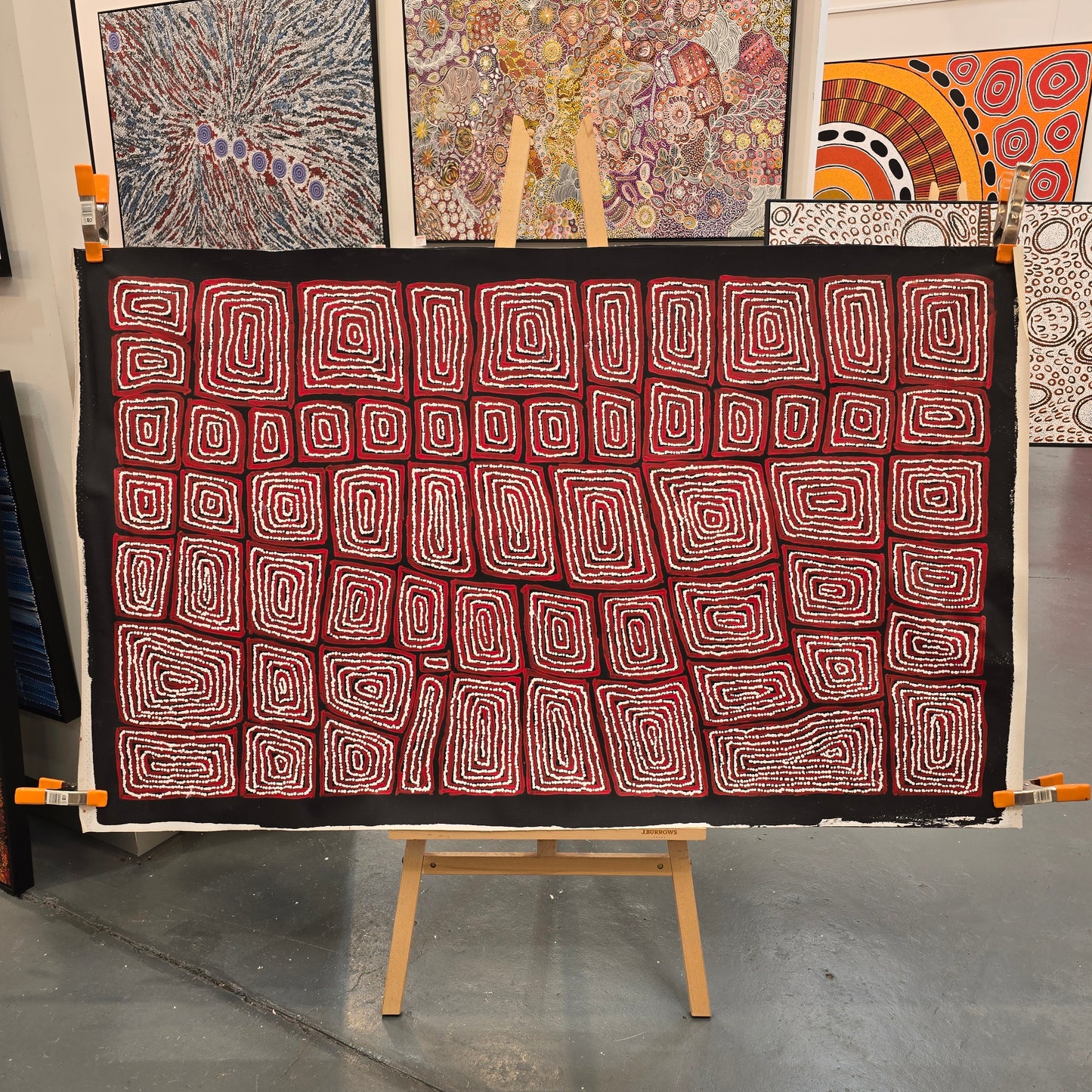 Thomas Tjapaltjarri 900 mm x 1500 mm