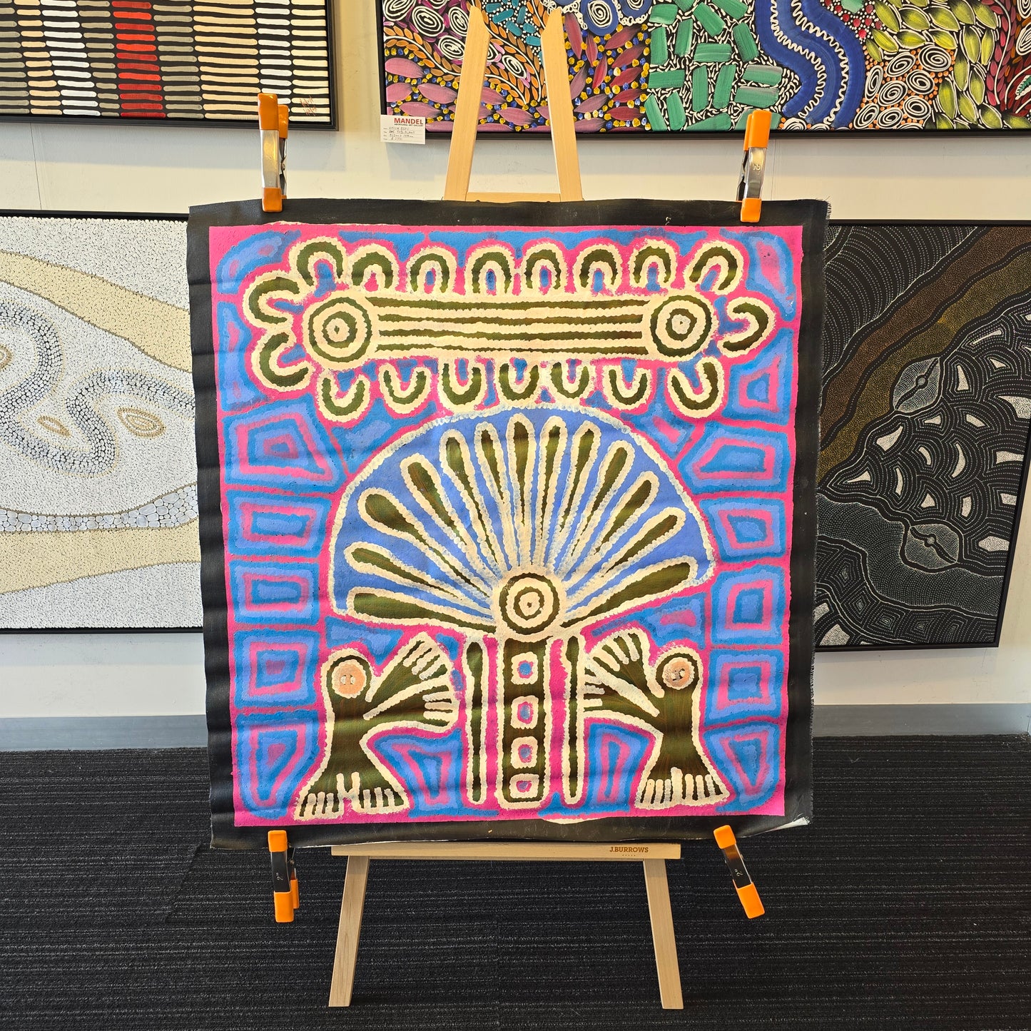 Samantha Daniels Napaltjarri 870 x 920mm