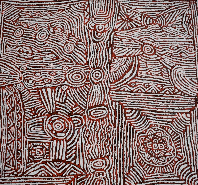 Lorna Brown Napanangka 950mm x 950mm