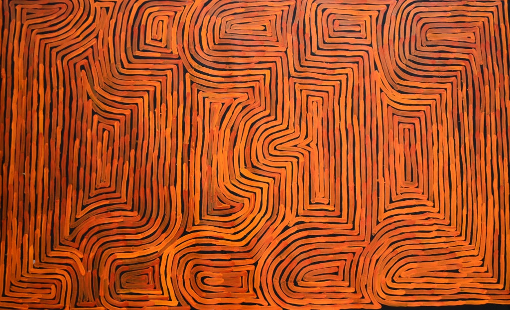 Ronnie Tjampitjinpa aboriginal art