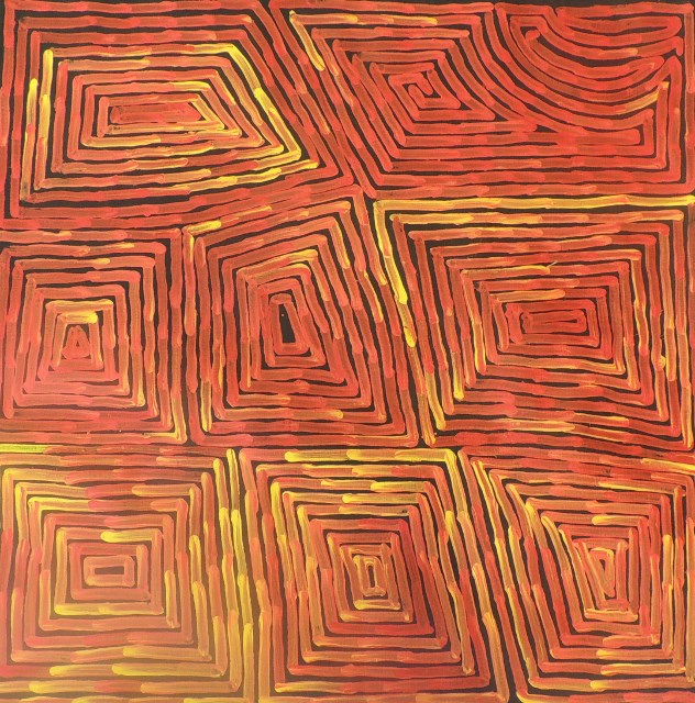 Ronnie Tjampitjinpa 760mm x 760mm