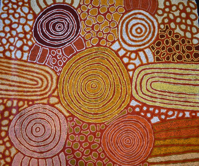 Katherine Nakamarra 116cm  x 143cm