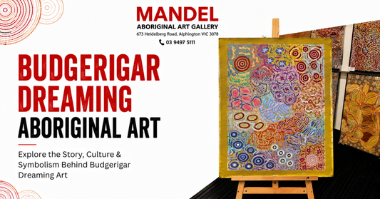 Budgerigar Dreaming Aboriginal Art