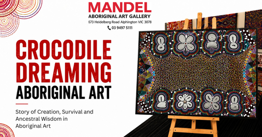 Crocodile Dreaming Aboriginal Art