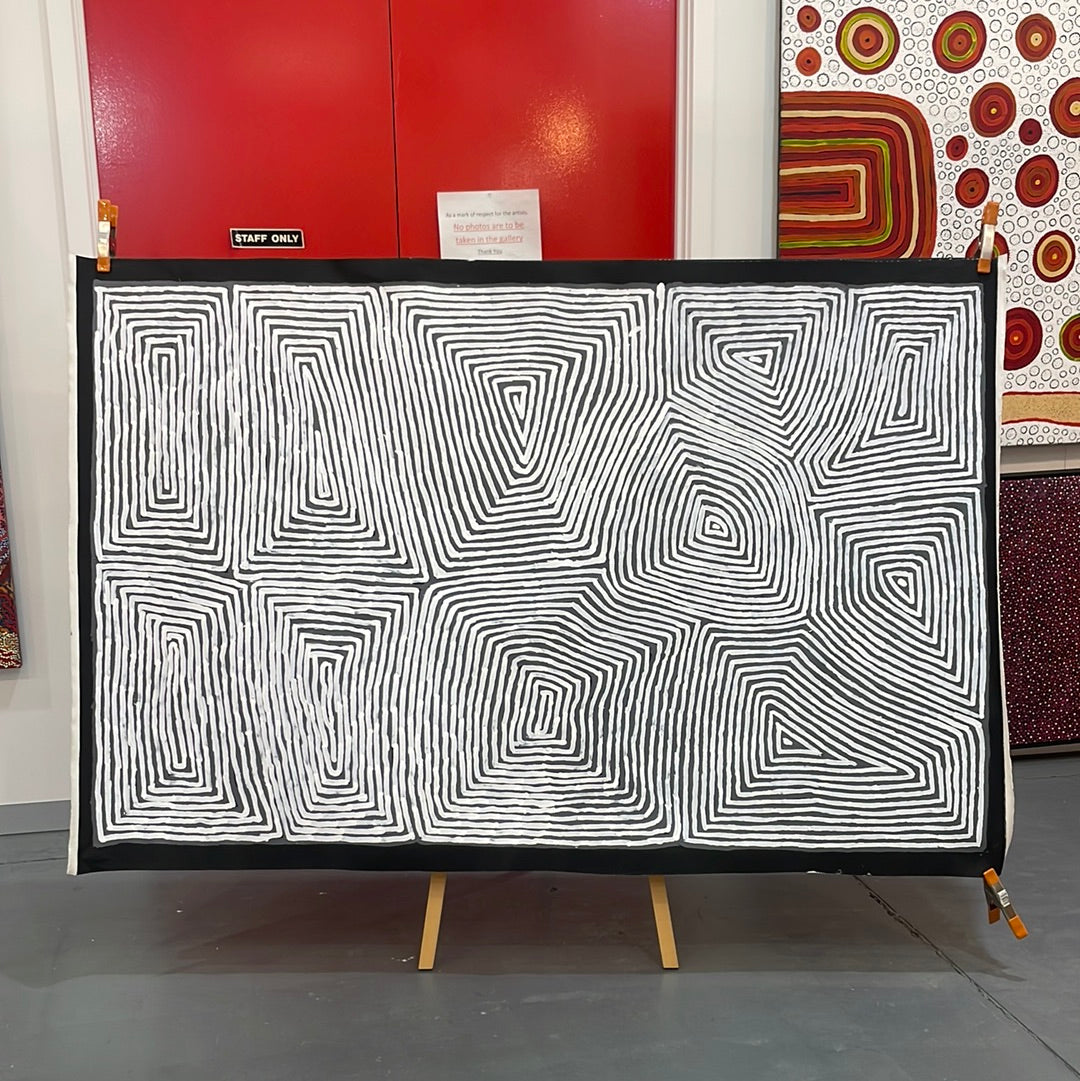 George Hairbrush 1280 mm x 2000 mm – Mandel Aboriginal Art Gallery