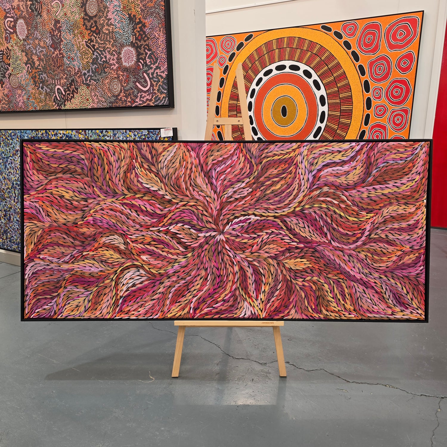 Rosemary Pitjara - Bush Medicine Leaves - 900 mm x 2000 mm