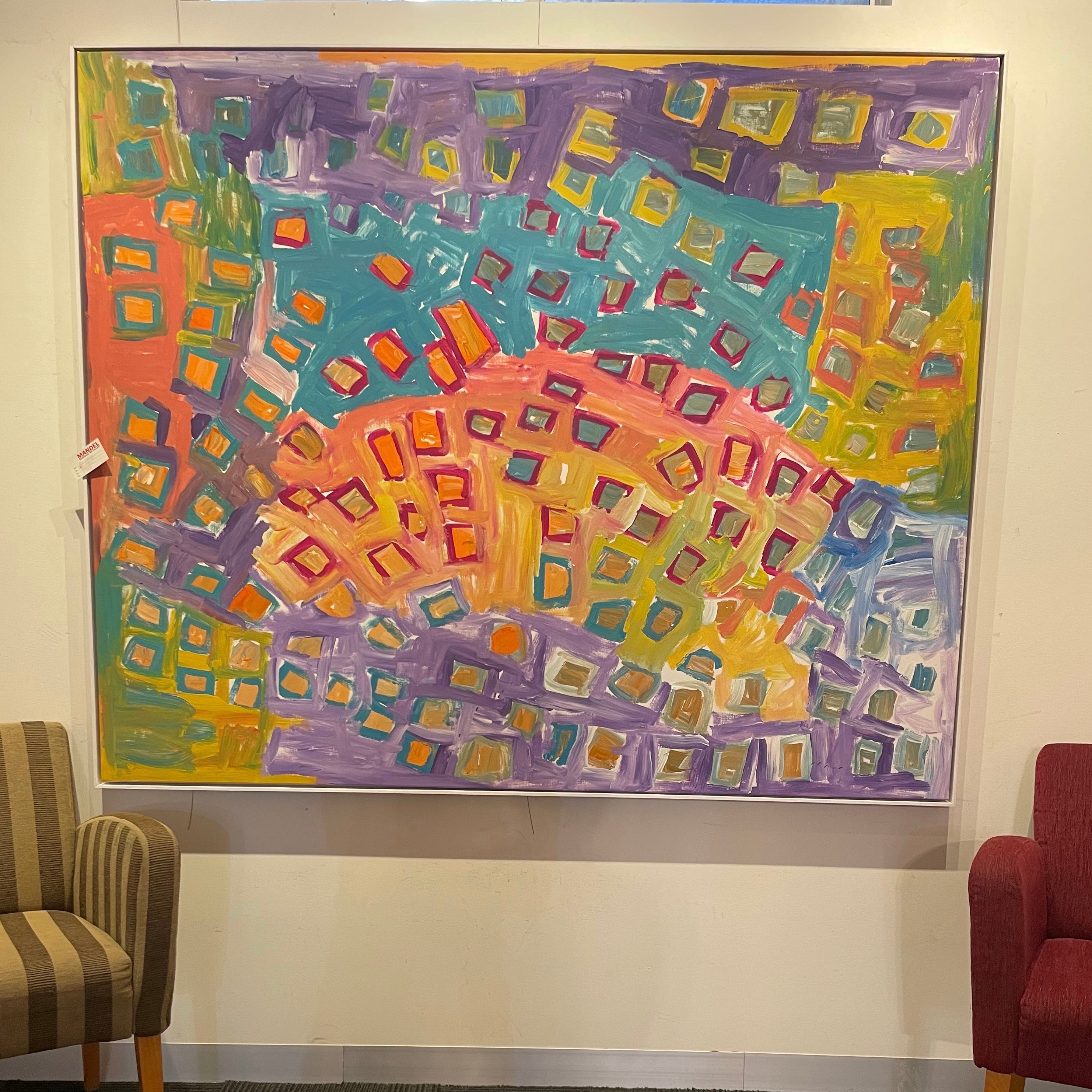 Bob Gibson Tjungurrayi 1540 x 1900mm Mandel Aboriginal Art Gallery