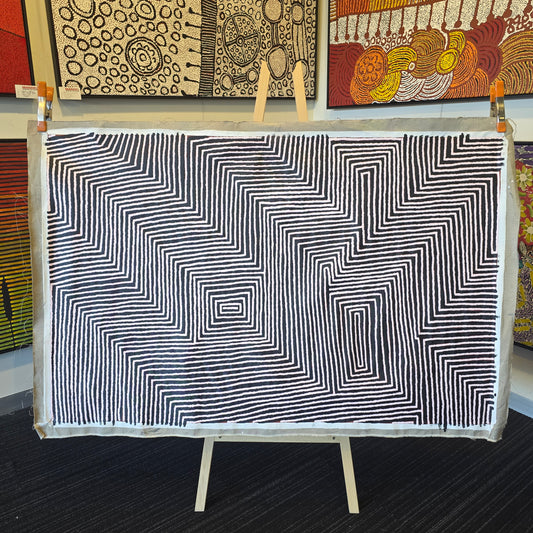 angus tjungurrayi aboriginal art, son of Warlimpirrnga Tjapaltjarri, the lost tribe