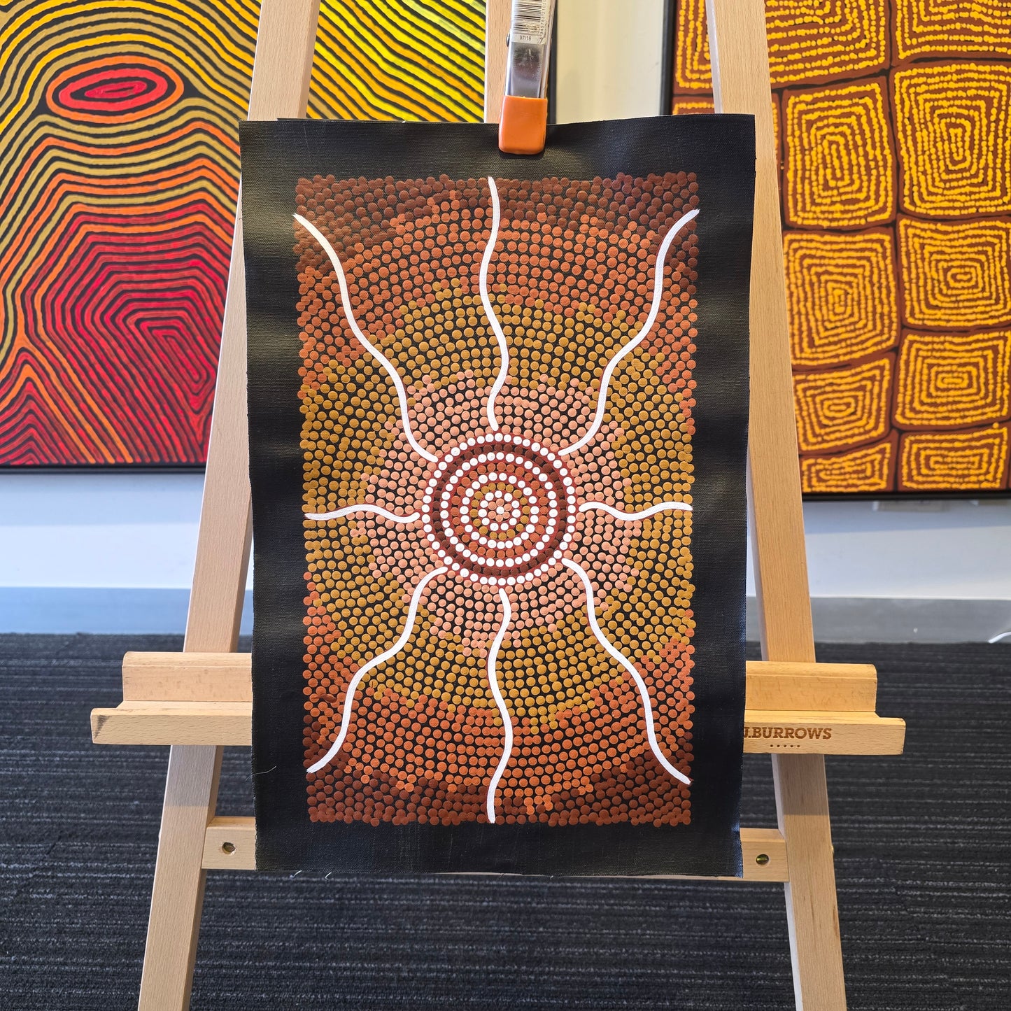 Bevan Tjampitjinpa 250 mm x 430 mm