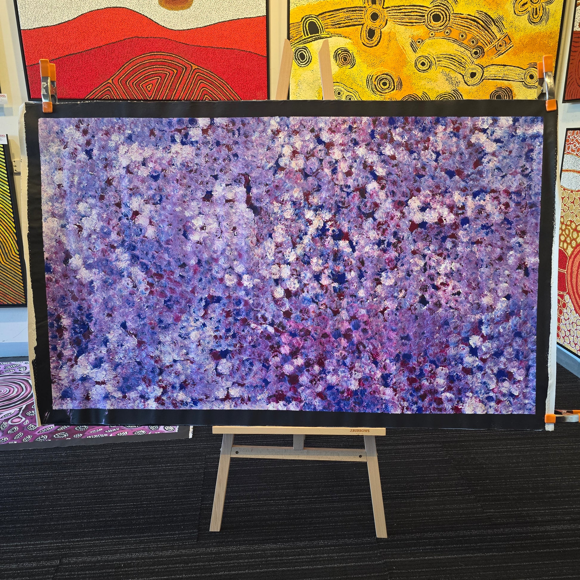 Polly Ngala 900 mm x 1500 mm aboriginal art gallery for sale