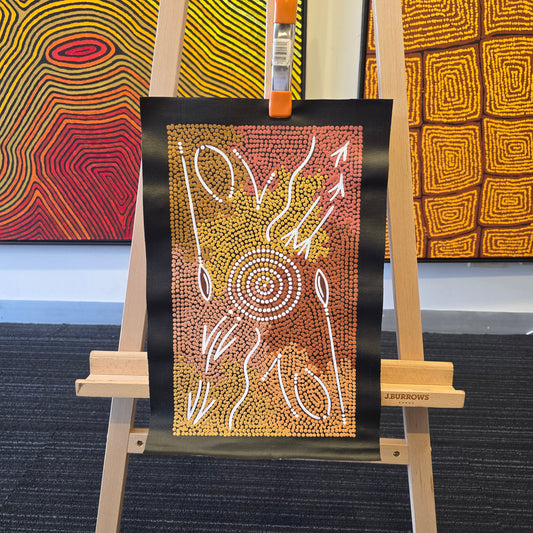 Bevan Tjampitjinpa 250 mm x 430 mm