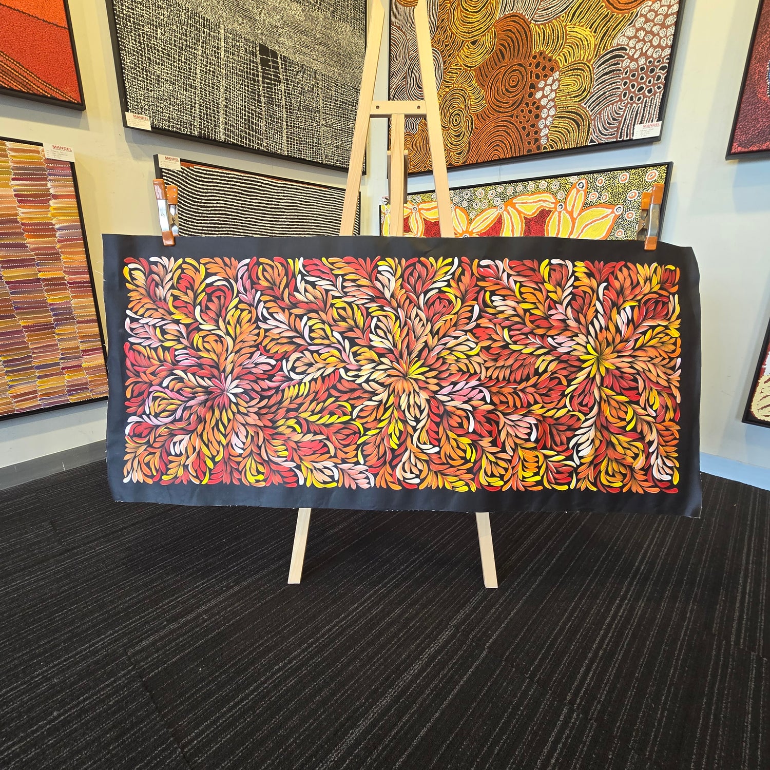 Louise Numina 610 mm x 1450 mm aboriginal artwork for sale
