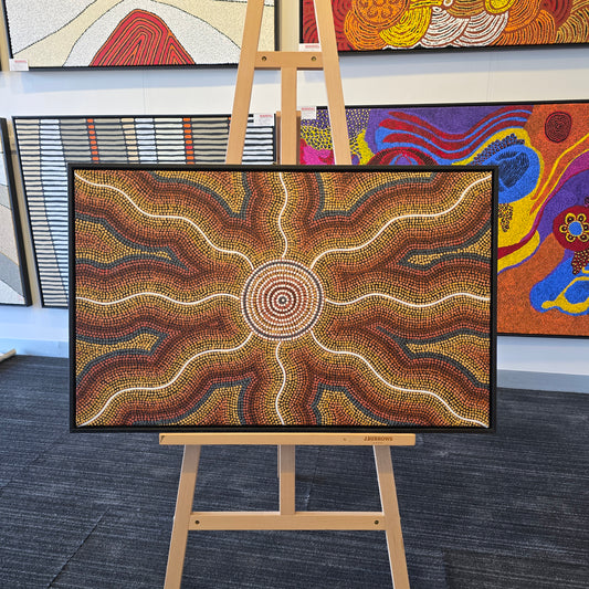 Bevan Tjampitjinpa 550 mm x 900 mm