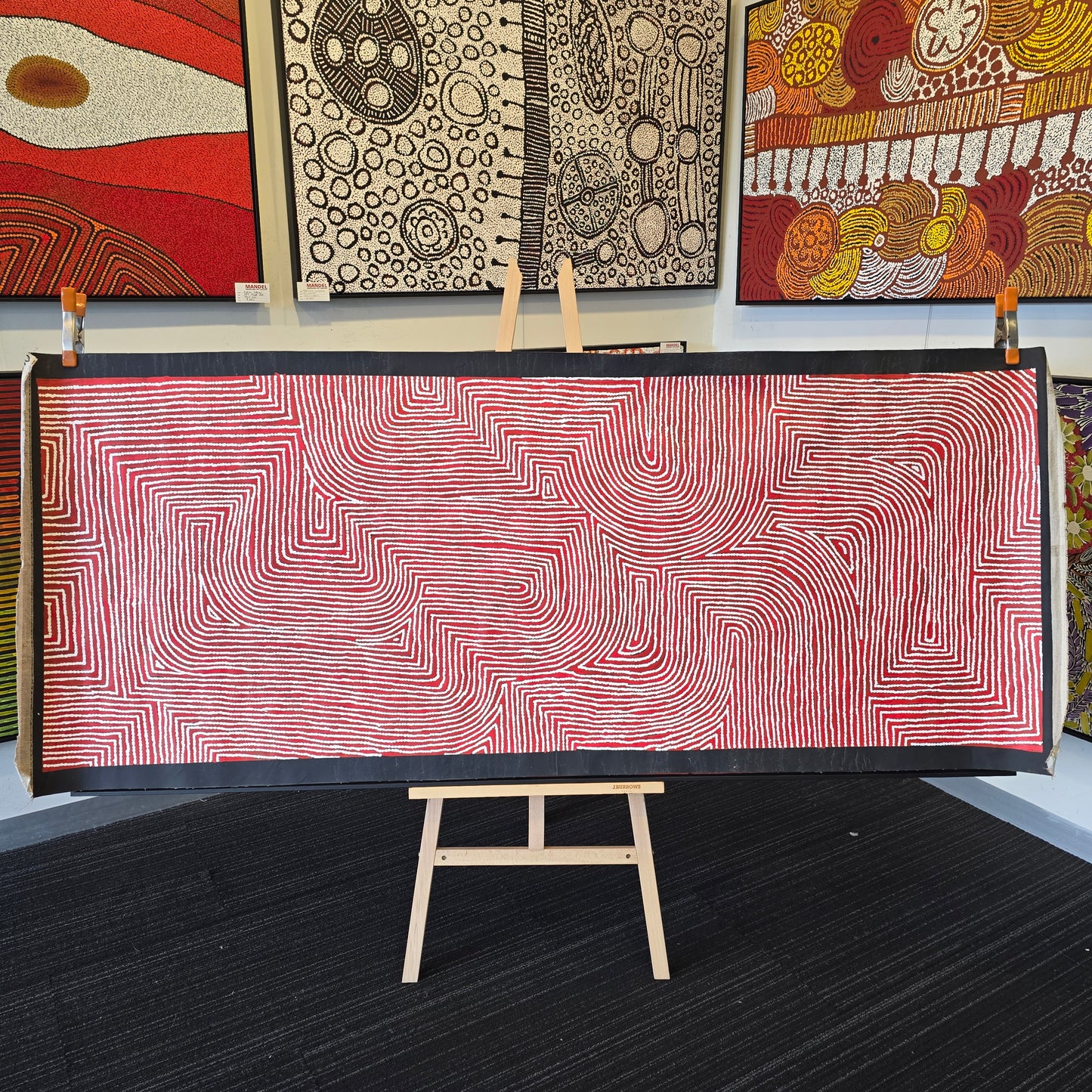 Warlimpirrnga Tjapaltjarri 800 mm x 2100 mm