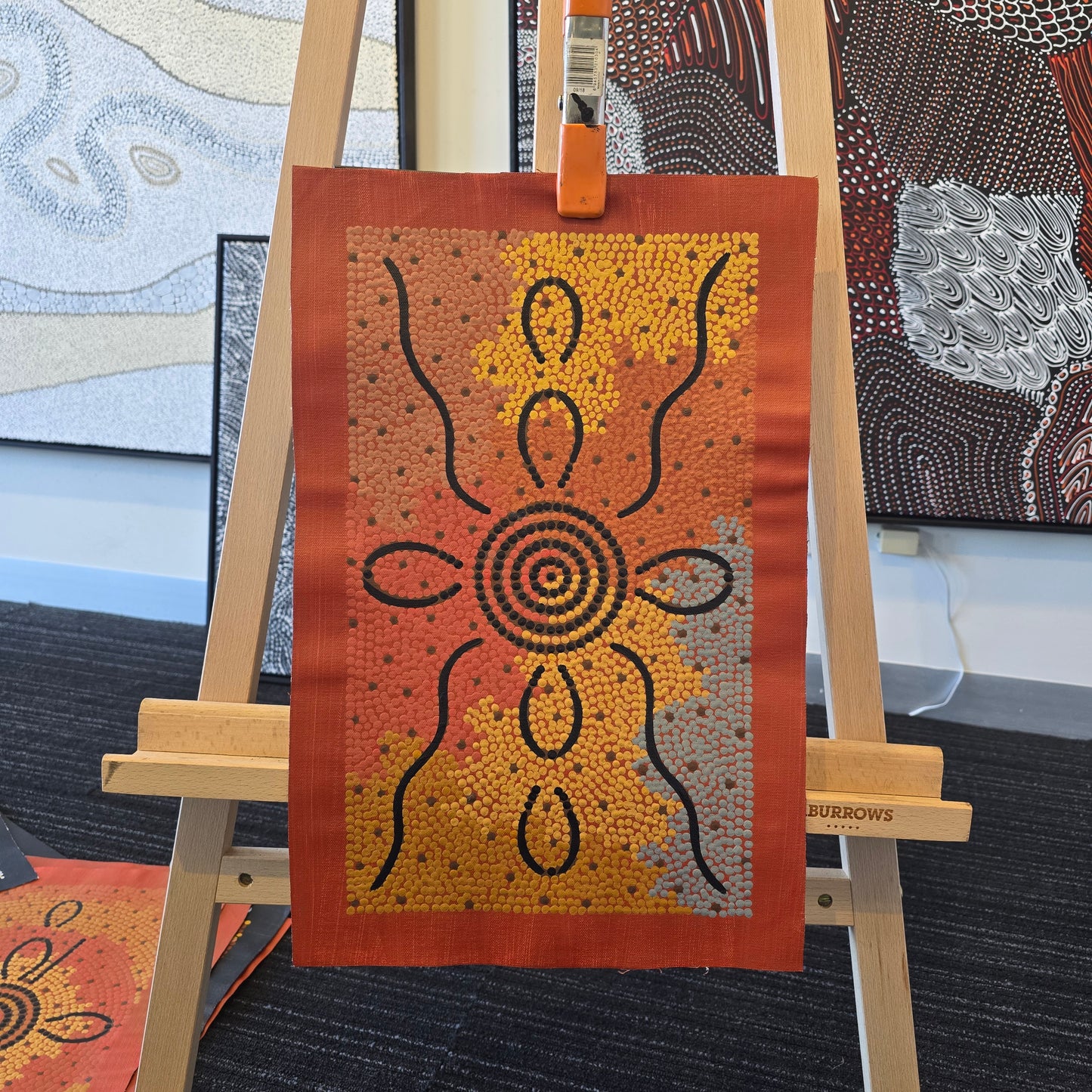 Bevan Tjampitjinpa 250 mm x 400 mm