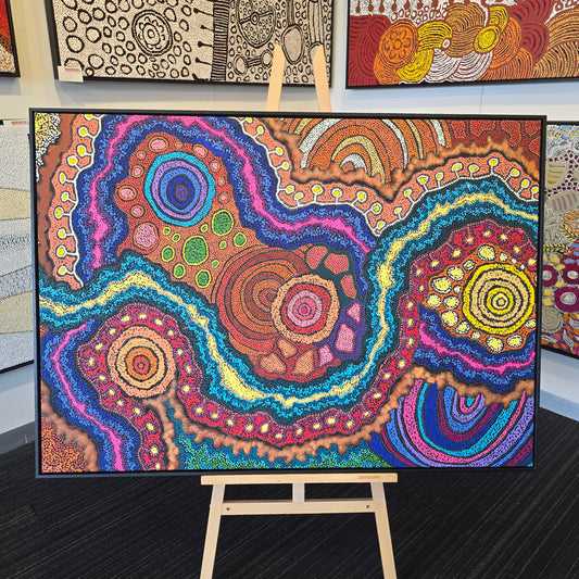 Damien & Yilpi Marks 980 mm x 1380 mm