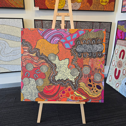 Damien and Yilpi Marks 840 mm x 960 mm