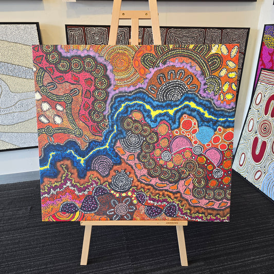 Damien and Yilpi Marks 840 mm x 960 mm