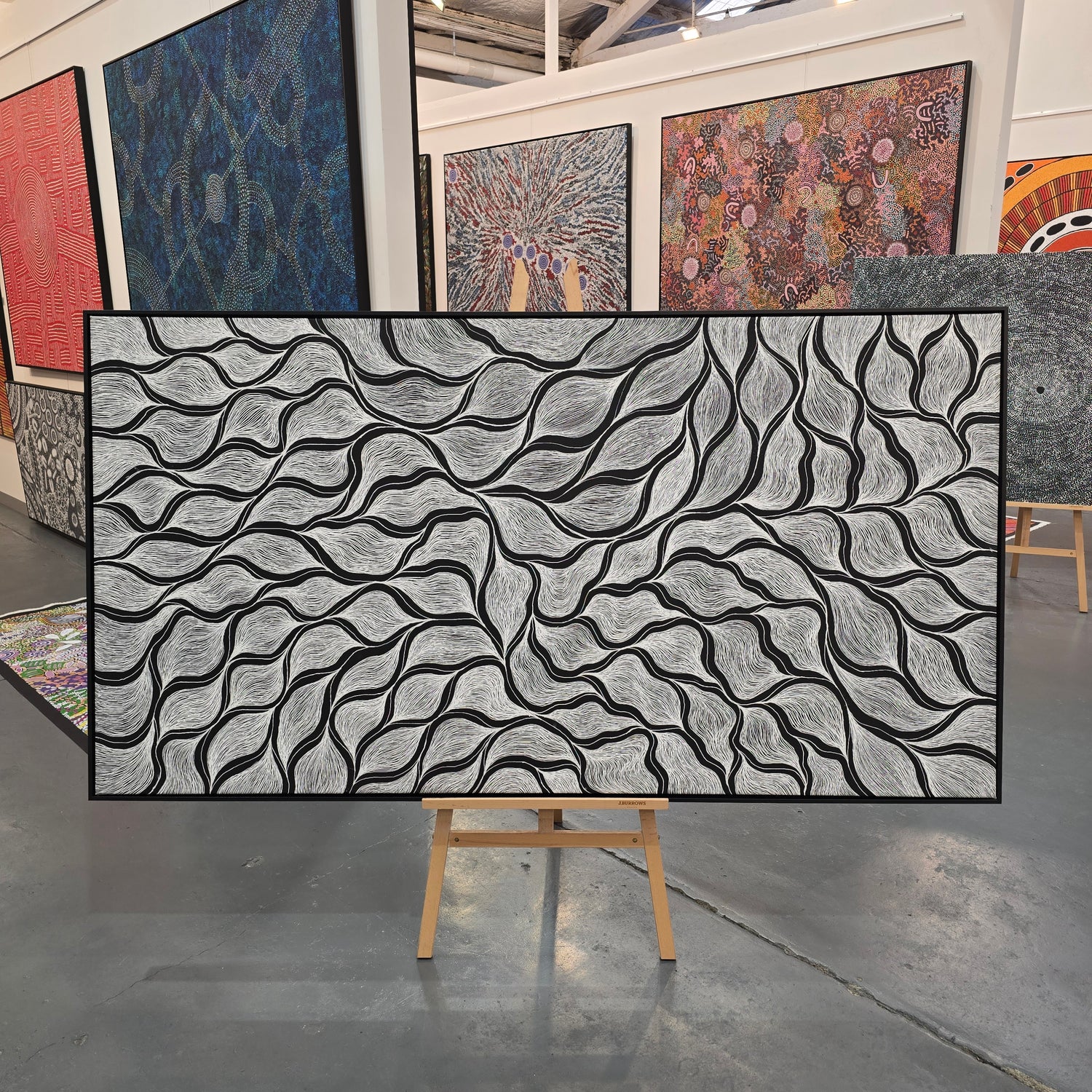 bush yam painting delvine pitjara